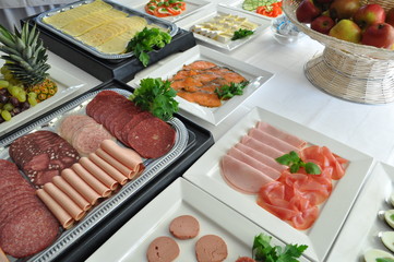 Frühstücksbuffet im Hotel
