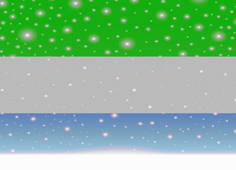 sierra leone flag on christmas background