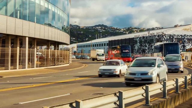 New Zealand Traffic Timelapse No Recognisable Faces