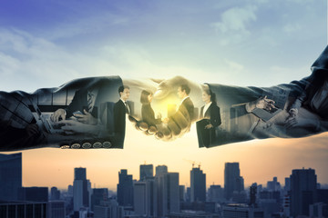 Business partnership concept.