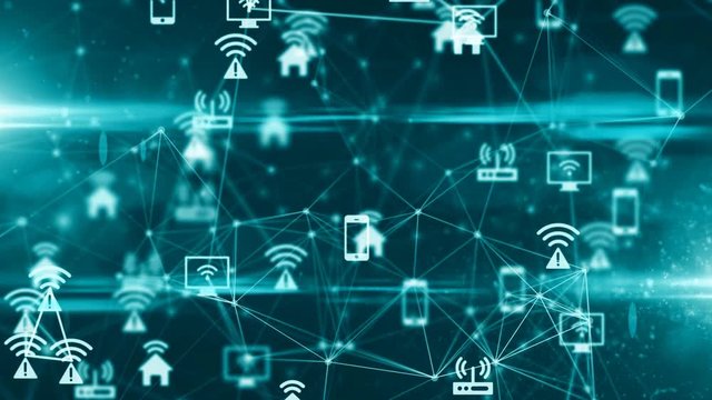 Internet of things (IoT) network of physical devices with network connectivity