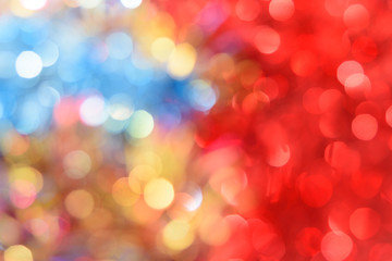 Different colors bokeh background. Christmas background texture