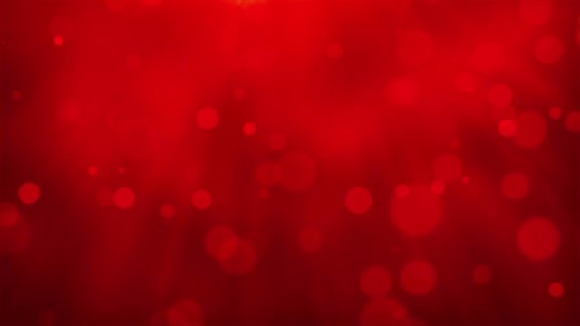 Red Loopable Abstract Bokeh Lights Background