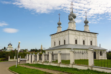 Naklejka premium Ancient Church in Suzdal. The 