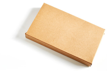 Recycled brown paper box