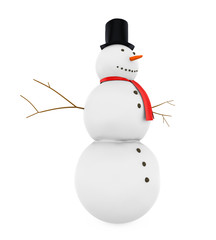 Snowman Isolated