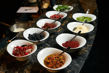 Vegetarian dishes set