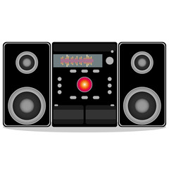 Music Center. Listen to modern music.