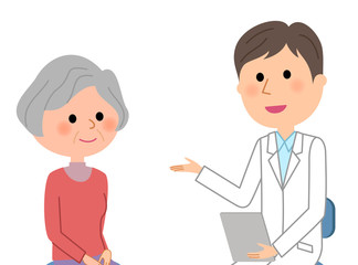 白衣の男性　問診　診察