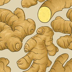 ginger vector pattern