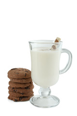 Traditional christmas drink eggnog