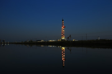 Fototapeta premium The oil rig