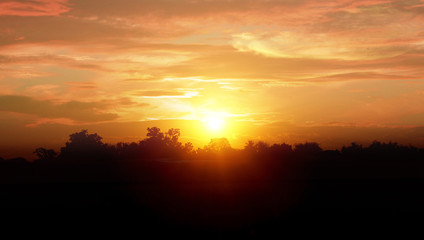 Fototapeta premium Natural Sunset