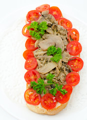 mushroom sandwich