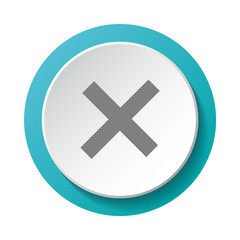 Icon of multiplication - math symbol. Vector.