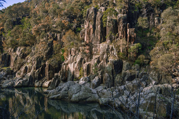 Cataract Gorge during the day in Launceston, Tasmania.