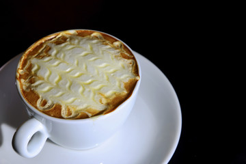 Hot caramel latte, Hot coffee latte, Hot caramel coffee, Hot caramel macchiato coffee 