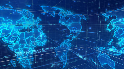 Digital Mass Media World Map
