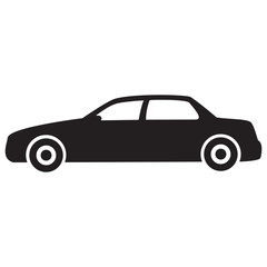 Fototapeta premium Car Icon Flat Graphic Design