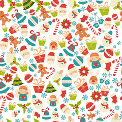 Christmas seamless pattern