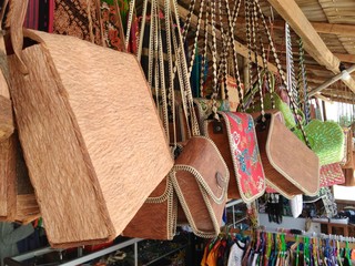 result of handicraft society kalimantan