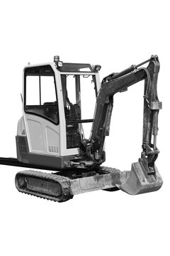 Excavator. Idustrial tool.