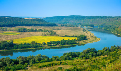 Photo of grand river canyon aerial view
