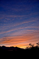 朝焼けの空