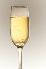 Bubbling champagne