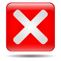 Fototapeta premium close vector icon