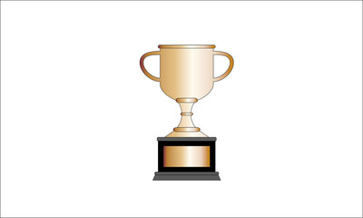 Bronze trophy of the champion cup