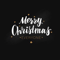 Obraz premium Merry Christmas everyone.