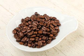 Roasted coffee beans