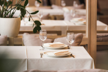 Served table