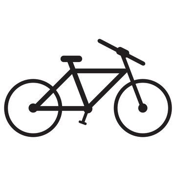 Bicycle line icon