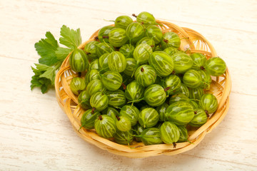 Gooseberries in the bowl