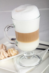 Latte coffee