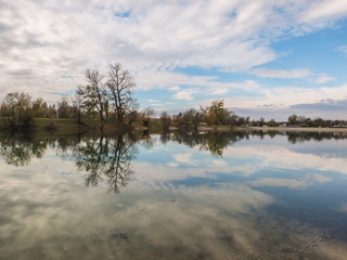 Jarun Lake in Zagreb (Croatia)