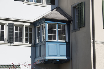 Erker beim Grossmünsterplatz, Zürich, Schweiz