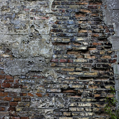 Very old brick wall