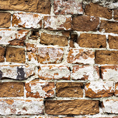 Very old brick wall