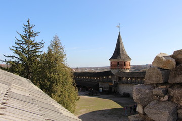 Kamianets-Podilskyi Castle. city of Kamianets-Podilskyi. Ukraine.