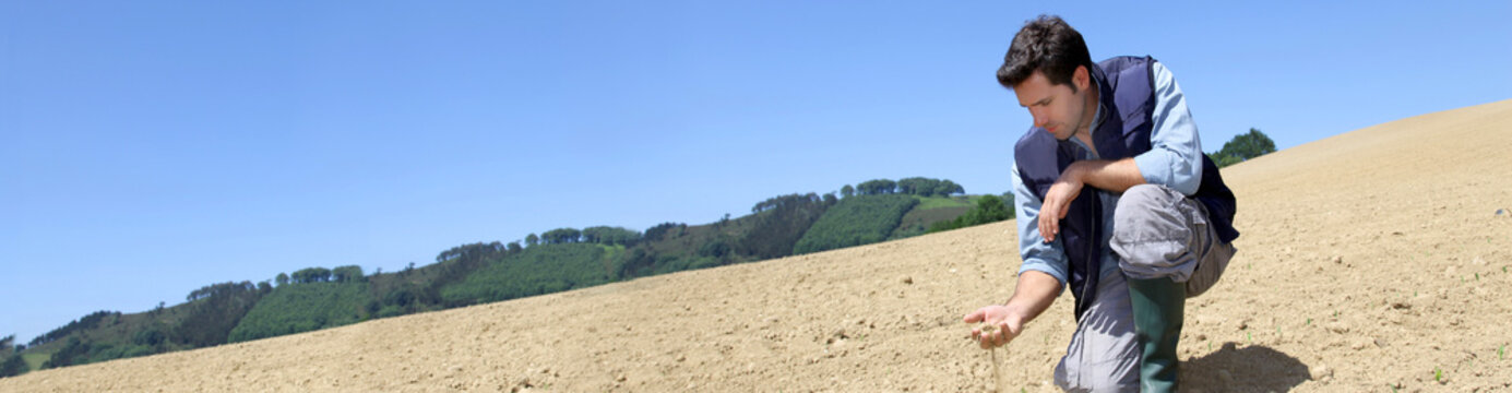Environmental issues and lack of water- banner template web