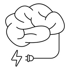 Mind power icon