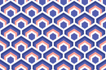 Materiał do szycia Colorful seamless geometric pattern