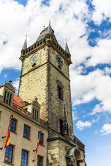Fototapeta na wymiar Old Town Hall in Praga