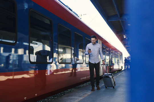 Man At The Train Station