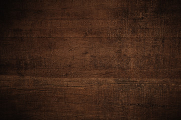 Old grunge dark textured wooden background,The surface of the old brown wood texture