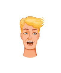 Young man head