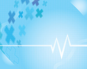 Abstract medical background with medical symbol.